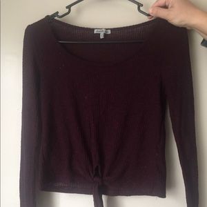 long sleeve crop